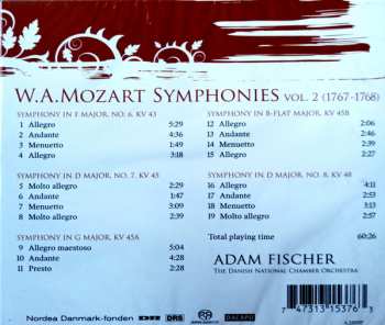 SACD Wolfgang Amadeus Mozart: Symphonies. Vol. 2 (1767-1768) 427335