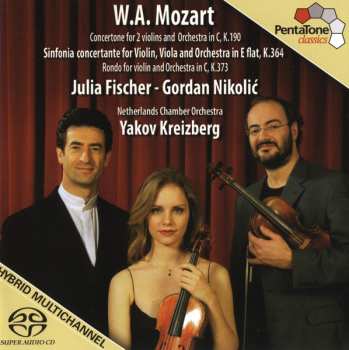 Album Wolfgang Amadeus Mozart: Sinfonia Concertante For Violin, Viola And Orchestra In E Flat, K.364 - Rondo For Violin And Orchestra In C, K.373 - Concertone For 2 Violins And Orchestra In C, K.190