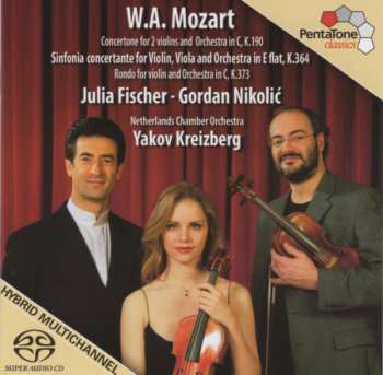 SACD Wolfgang Amadeus Mozart: Sinfonia Concertante For Violin, Viola And Orchestra In E Flat, K. 364 - Rondo For Violin And Orchestra In C, K. 373 - Concertone For 2 Violins And Orchestra In C, K. 190 659396