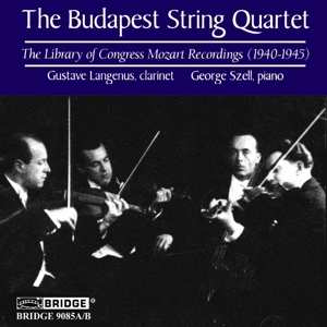 2CD Budapest String Quartet: The Library Of Congress Mozart Recordings (1940-1945) 456367