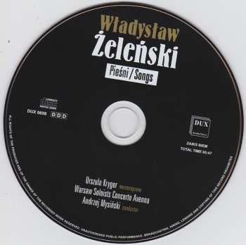 CD Władysław Żeleński: Pieśni / Songs 338113