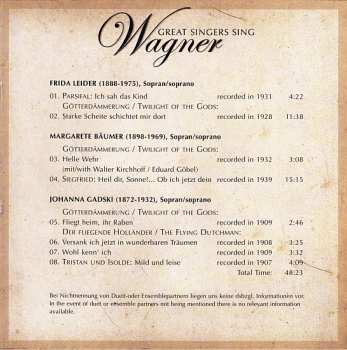 10CD/Box Set Richard Wagner: Great Singers Sing 510545