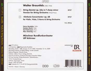 CD Münchner Rundfunkorchester: Quintet For String Orchestra Op. 63a / Sinfonia Concertante Op. 68 185408