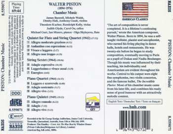 CD Walter Piston: Chamber Music (1999 Australian Festival Of Chamber Music) 617672