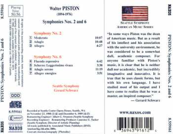 CD Walter Piston: Symphonies Nos. 2 And 6 242975