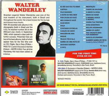 CD Walter Wanderley: Órgão, Sax Sexy + O Sucesso É Samba LTD 107839