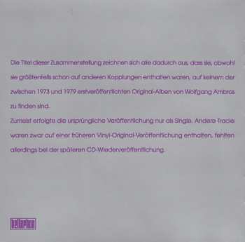 CD Wolfgang Ambros: Schifoan - Nachschlag 1973-1979 580050