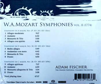 SACD Wolfgang Amadeus Mozart: Symphonies Vol. 8 (1774) 648948