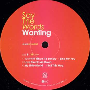 LP Wanting: Say The Words 584144