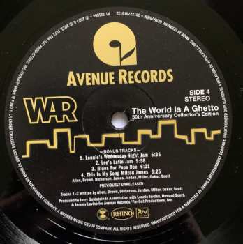 5LP War: The World Is A Ghetto (The Complete Sessions) CLR | LTD 551719