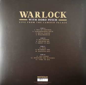 2LP Warlock: Live From The Camden Palace CLR 63601