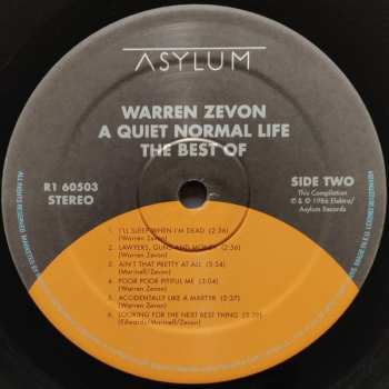 LP Warren Zevon: A Quiet Normal Life (The Best Of Warren Zevon) 589366