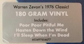 LP Warren Zevon: Warren Zevon LTD 419644