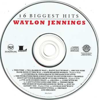 CD Waylon Jennings: 16 Biggest Hits 571900