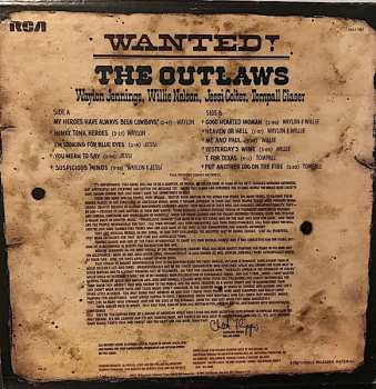 LP Willie Nelson: Wanted! The Outlaws 626191