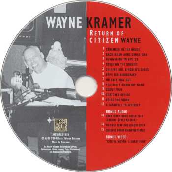 CD Wayne Kramer: Return Of Citizen Wayne 547989