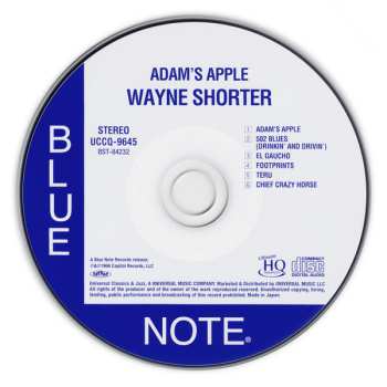 CD Wayne Shorter: Adam's Apple LTD 589617