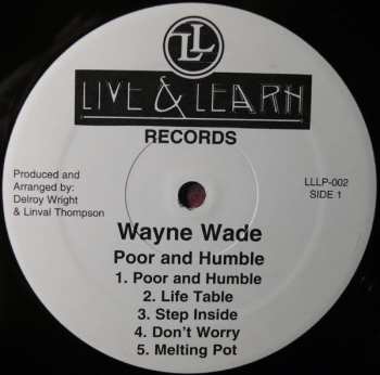 LP Wayne Wade: Poor And Humble 649441