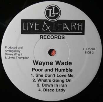 LP Wayne Wade: Poor And Humble 649441