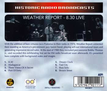 CD Weather Report: 8.30 Live 551778