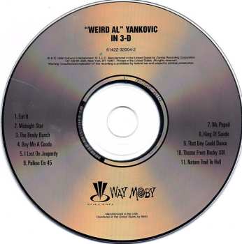 CD "Weird Al" Yankovic: In 3-D 638313