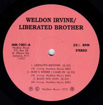 LP Weldon Irvine: Liberated Brother 564283