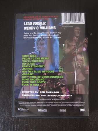 DVD Wendy O. Williams: Live (And Fucking Loud) From London 581475