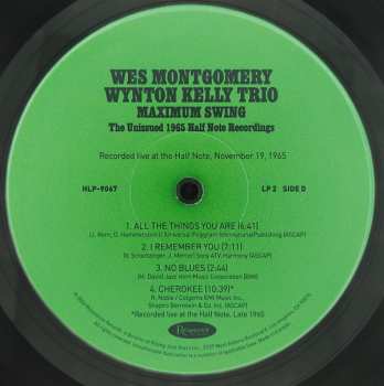 3LP Wes Montgomery: Maximum Swing: The Unissued 1965 Half Note Recordings LTD | NUM 551989