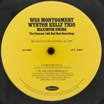 3LP Wes Montgomery: Maximum Swing: The Unissued 1965 Half Note Recordings LTD | NUM 551989