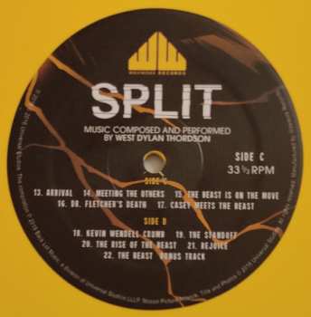 2LP West Dylan Thordson: Split (Original Motion Picture Soundtrack) CLR 460006