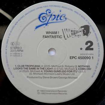 LP Wham!: Fantastic 641094