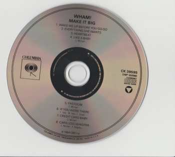 CD Wham!: Make It Big 605945