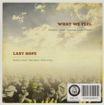 SP What We Feel: What We Feel / Last Hope 82386