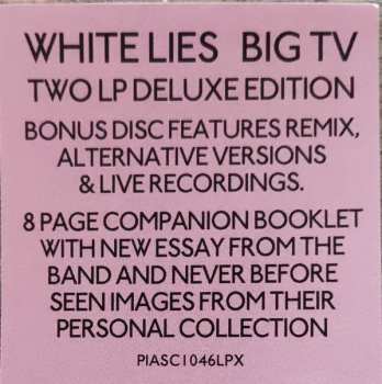 2LP White Lies: Big TV DLX 550281