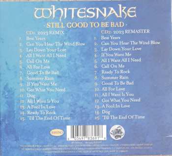 2CD Whitesnake: Still Good To Be Bad DLX | DIGI 544869