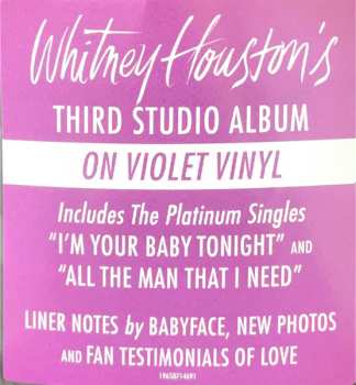 LP Whitney Houston: I'm Your Baby Tonight LTD | CLR 546601