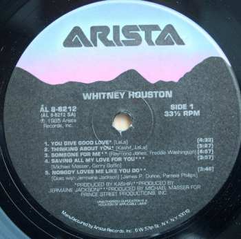 LP Whitney Houston: Whitney Houston 624681