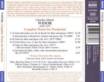 CD Charles-Marie Widor: Suite Florentine: Complete Works For Woodwind 508047