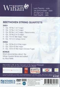 2DVD Wihan Quartet: Beethoven String Quartets Live 654785