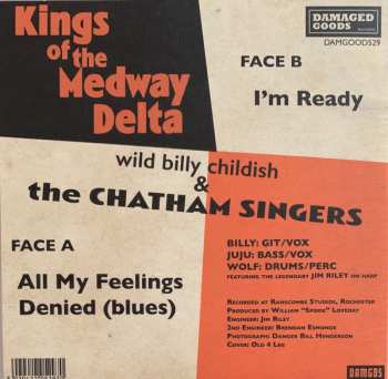 SP Billy Childish: All My Feelings Denied (Blues) c/w I'm Ready LTD 591323