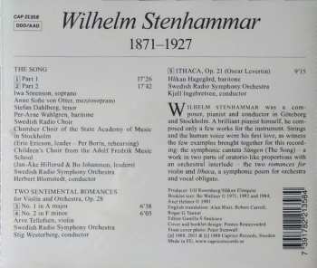 CD Wilhelm Stenhammar: The Song / Two Sentimental Romances / Ithaca 552419