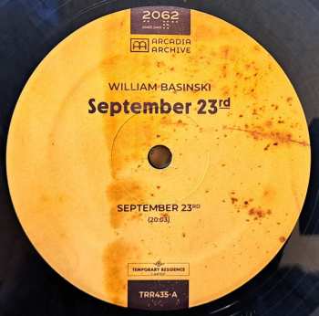 LP William Basinski: September 23rd CLR | LTD 614538