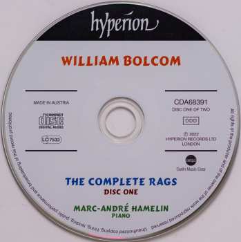 CD Marc-André Hamelin: The Complete Rags 557424