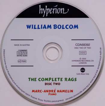 CD Marc-André Hamelin: The Complete Rags 557424