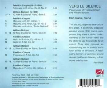 CD William Bolcom: Vers Le Silence 563971