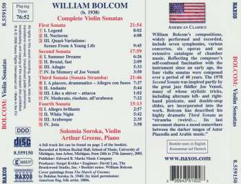 CD William Bolcom: Violin Sonatas 323065