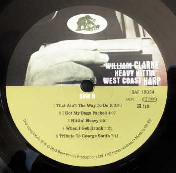 LP William Clarke: Heavy Hittin' West Coast Harp LTD 323377