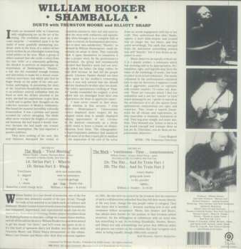 2LP William Hooker: Shamballa (Duets With Thurston Moore And Elliott Sharp) 591543