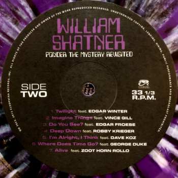 LP William Shatner: Ponder The Mystery Revisited CLR | LTD 567948