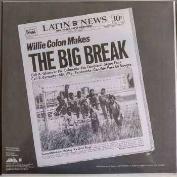 LP Willie Colón: Wanted By FBI / The Big Break - La Gran Fuga 551924